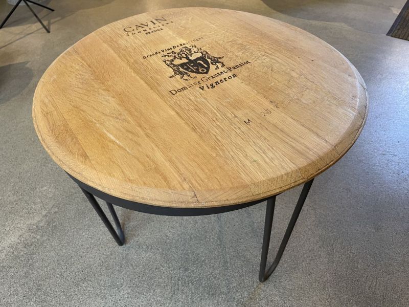 Beistelltisch Barrique Fassboden